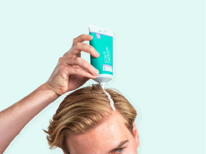 Gehydrateerde hoofdhuid