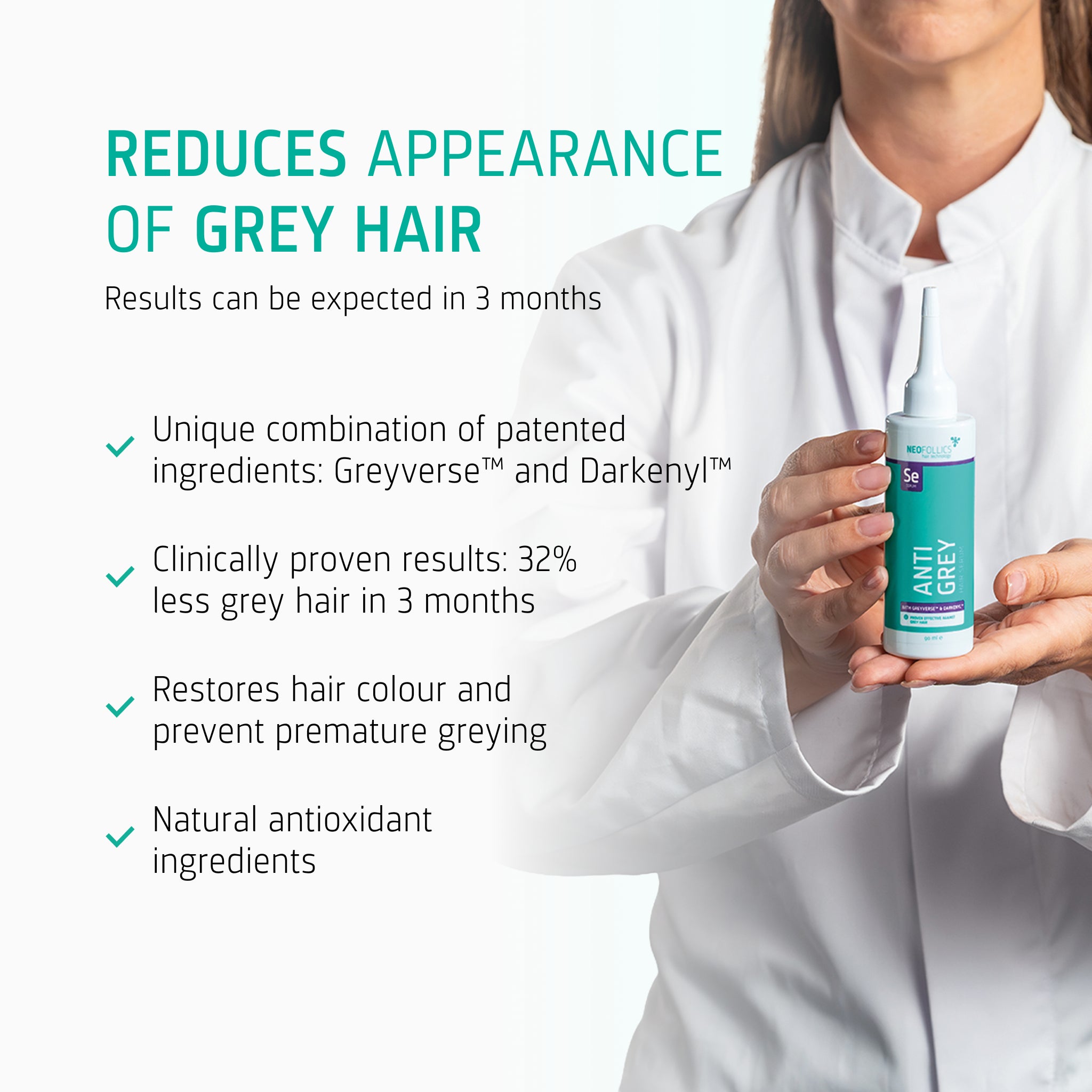 Anti Grey Hair Serum study result
