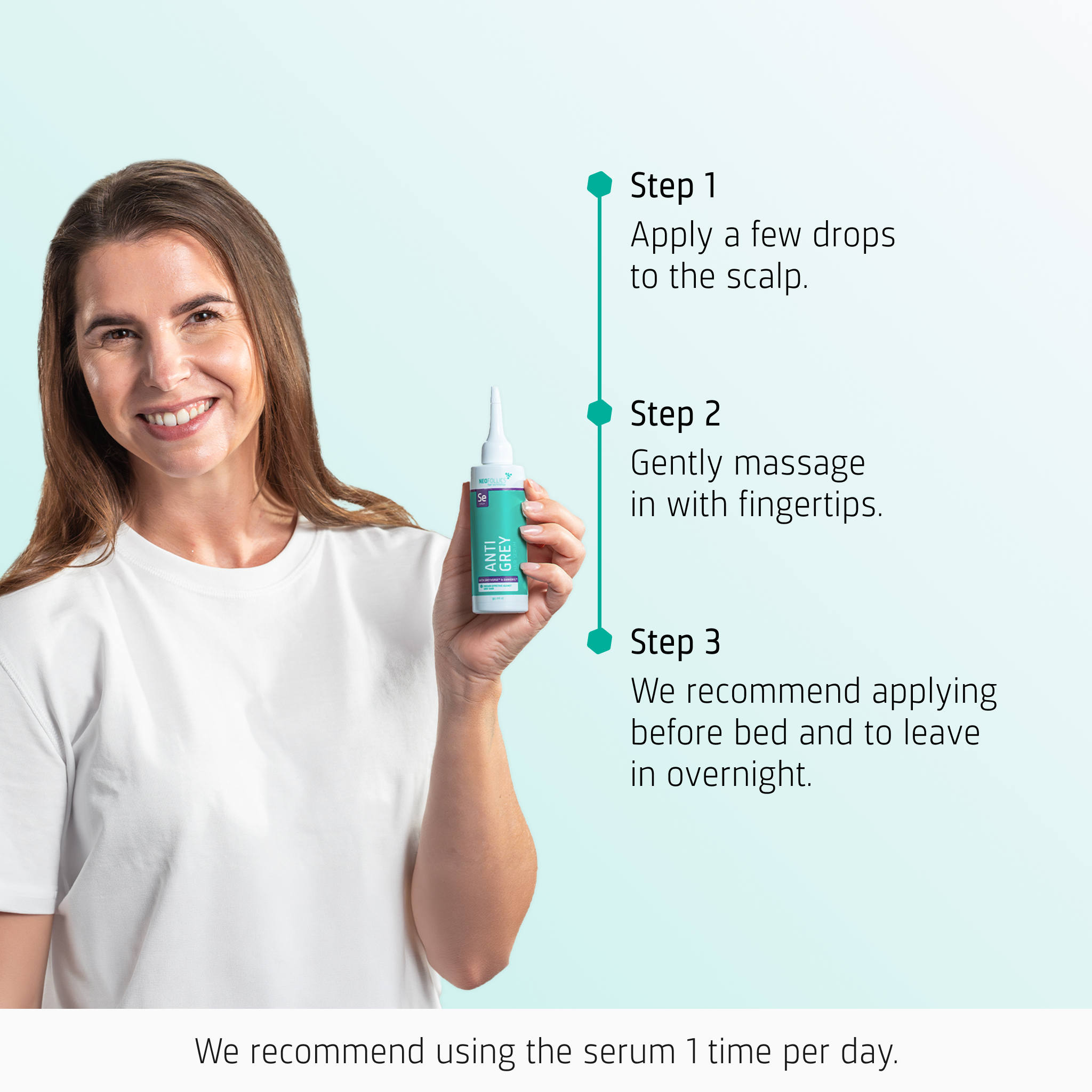 Anti Grey Hair Serum how to use