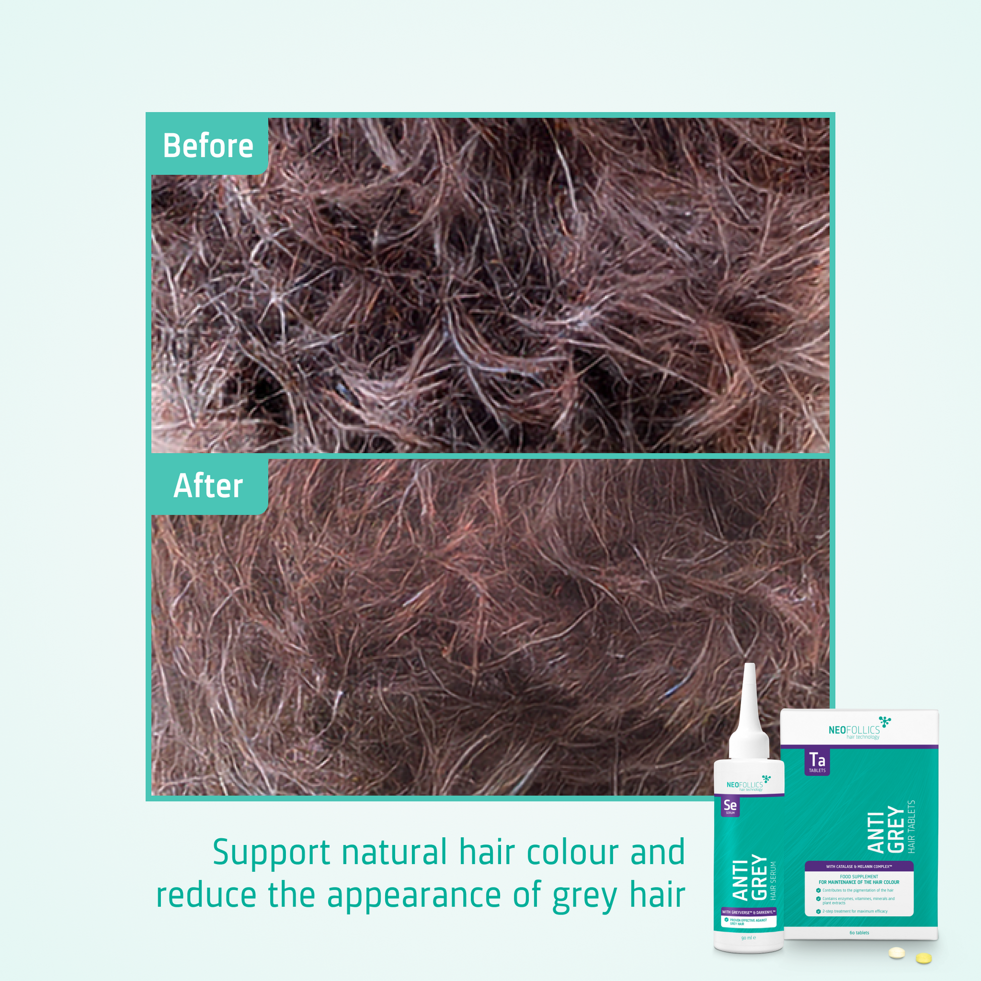 Anti Grey routine before after