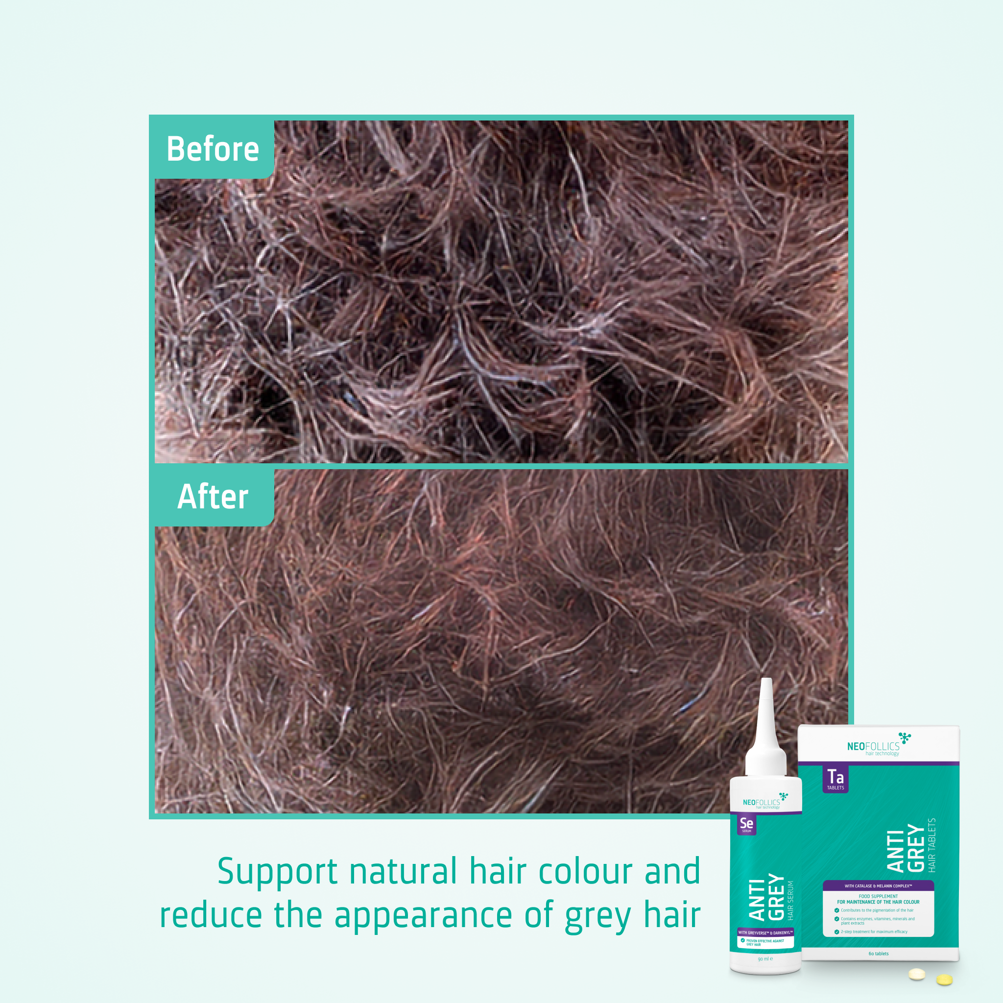 Anti Grey routine before after