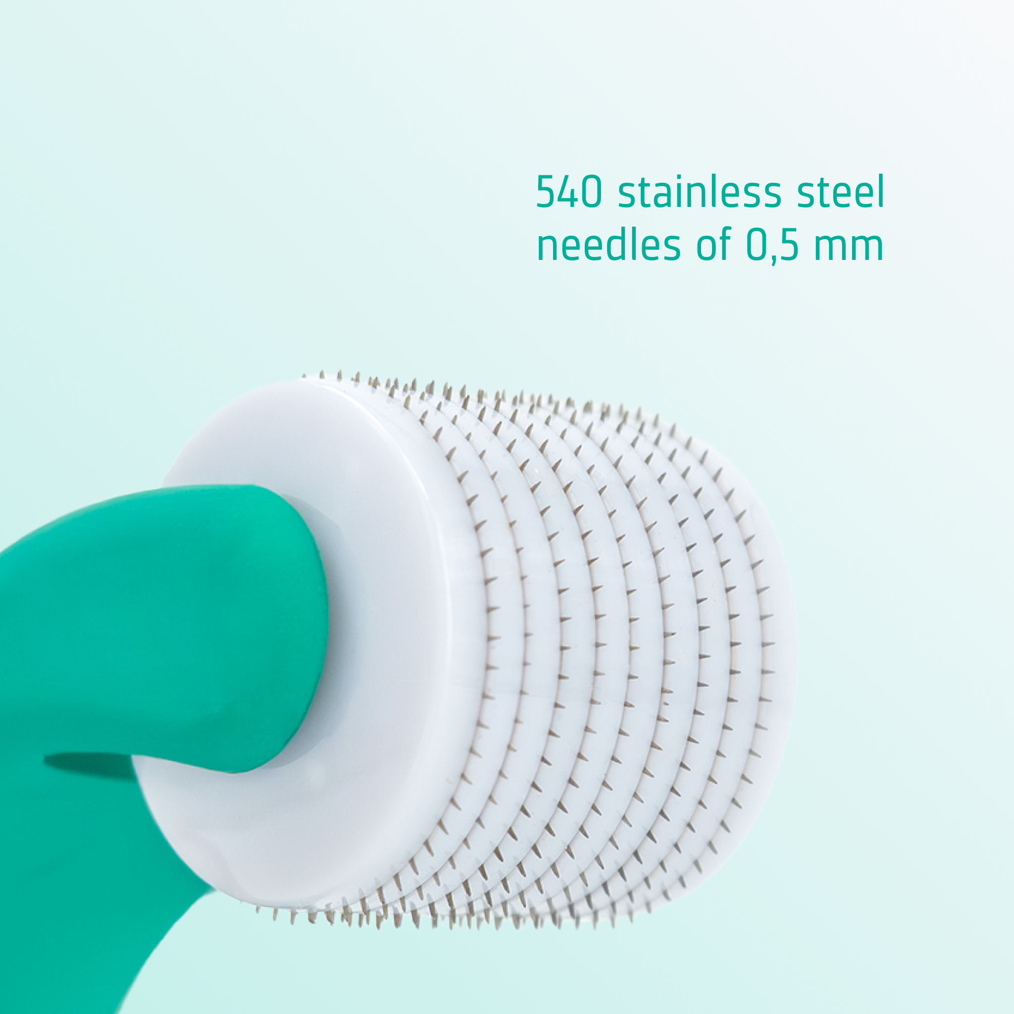 Beard Growth Enhancing Roller detail