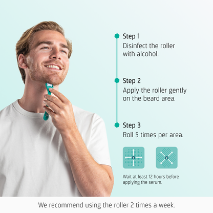 Beard Growth Enhancing Roller how to use