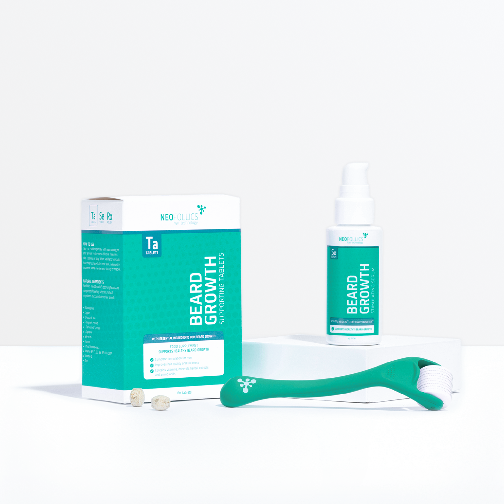 Beard Growth routine front product