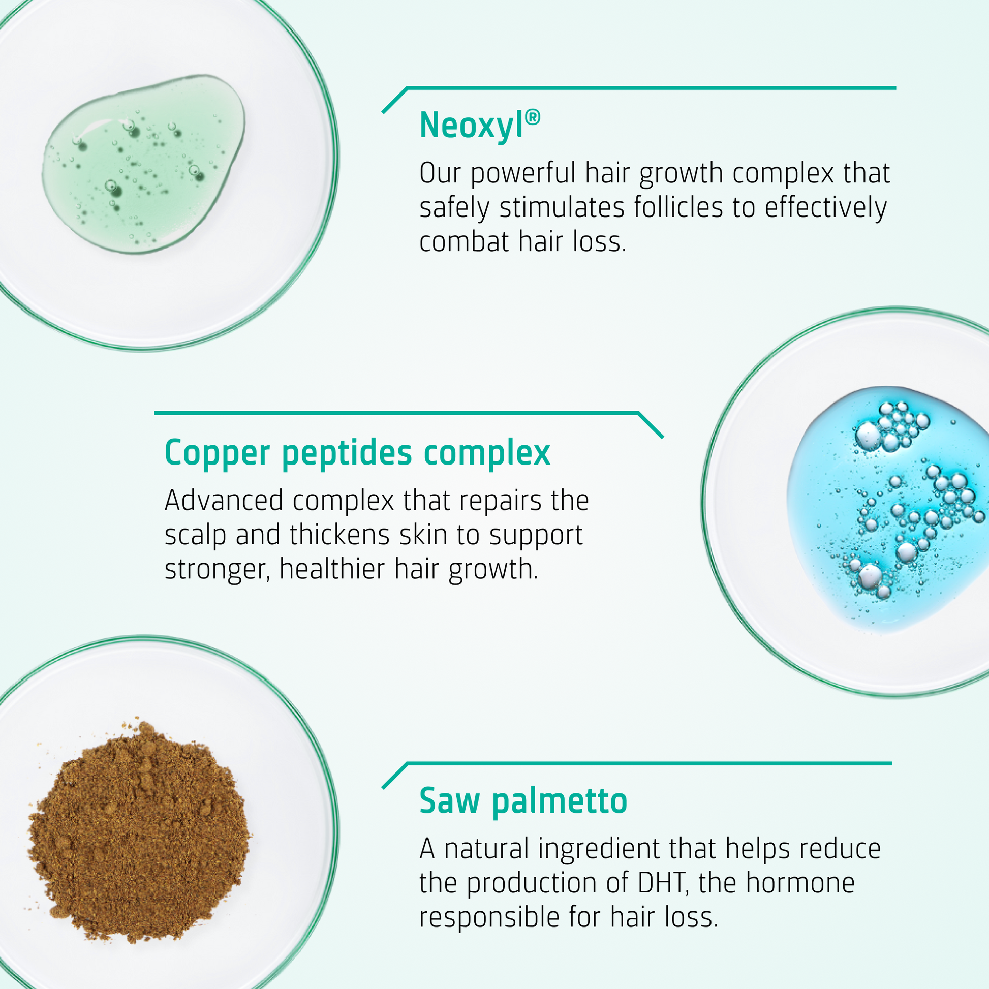 Hair Growth Advanced hair loss routine ingrdients