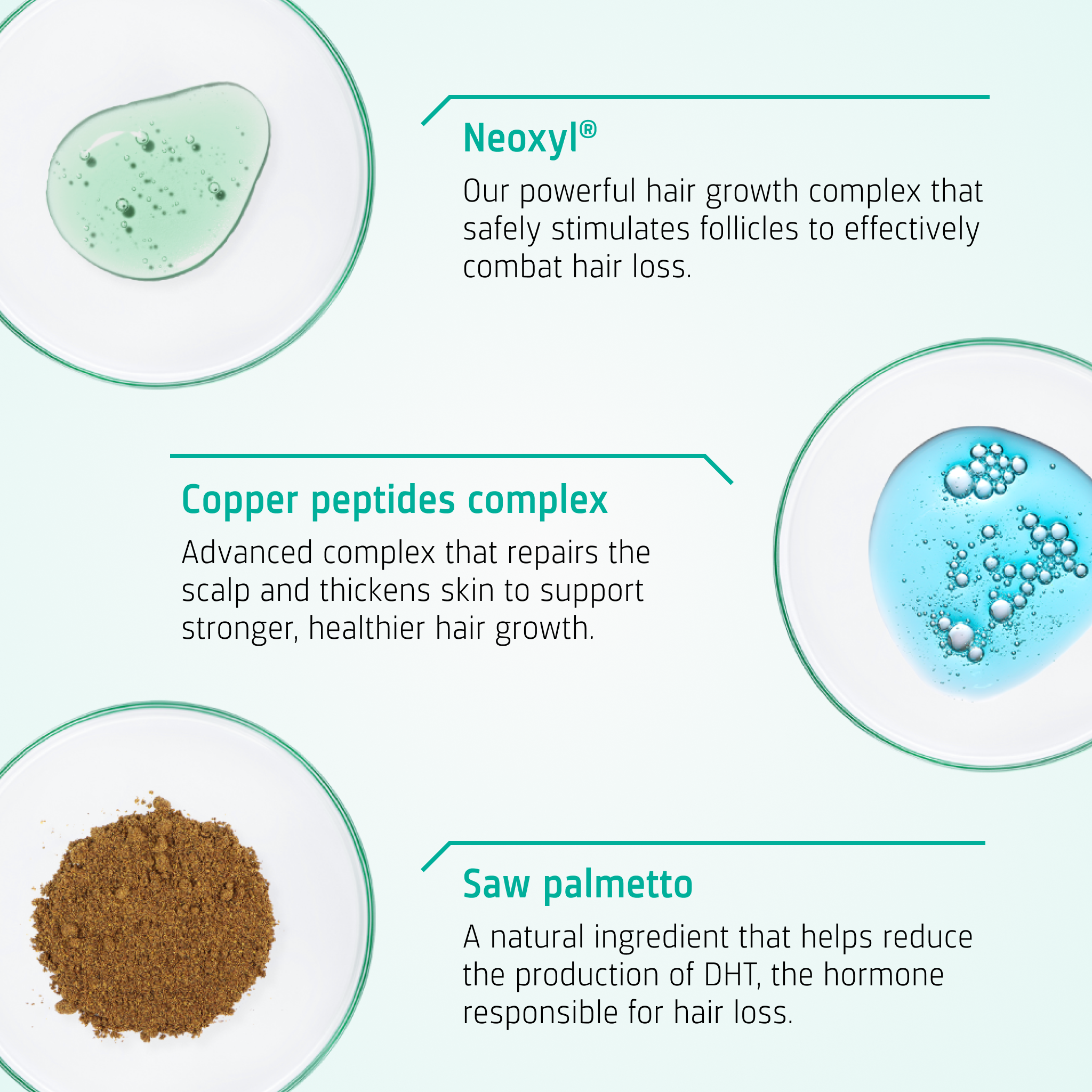 Hair Growth Advanced hair loss routine ingrdients