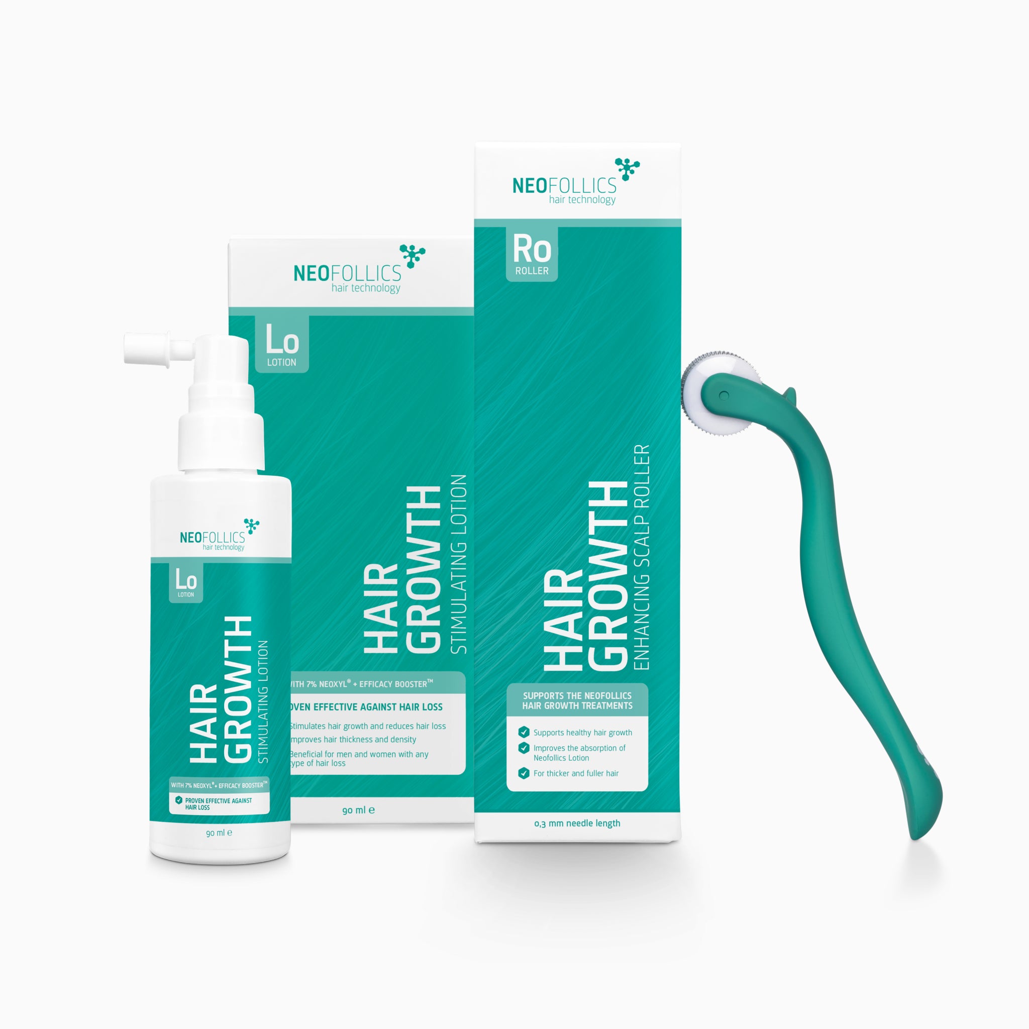 Hair Growth kit product packaging