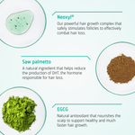 Hair Growth Moderate hair loss routine ingredients