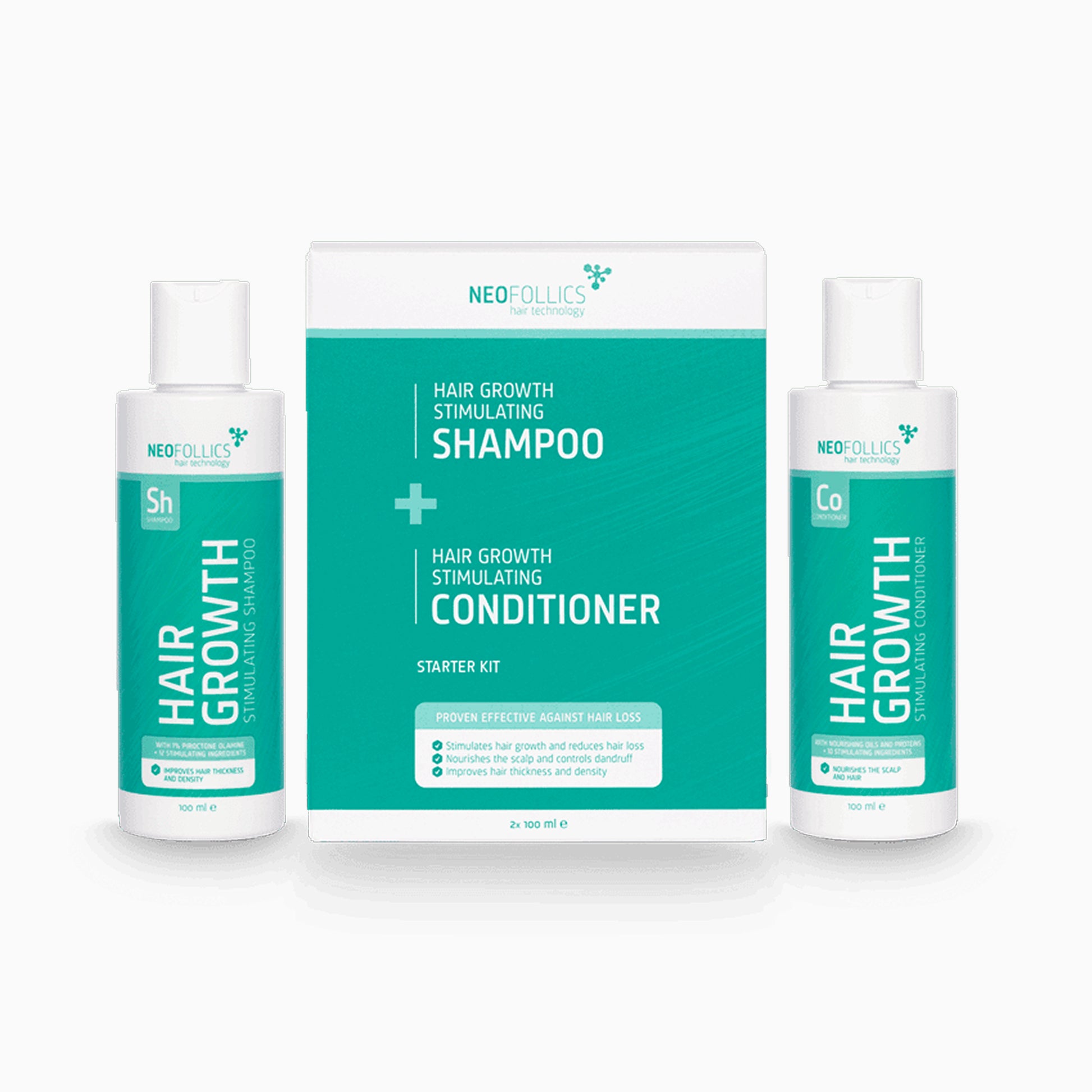 Hair Growth starter kit product packaging