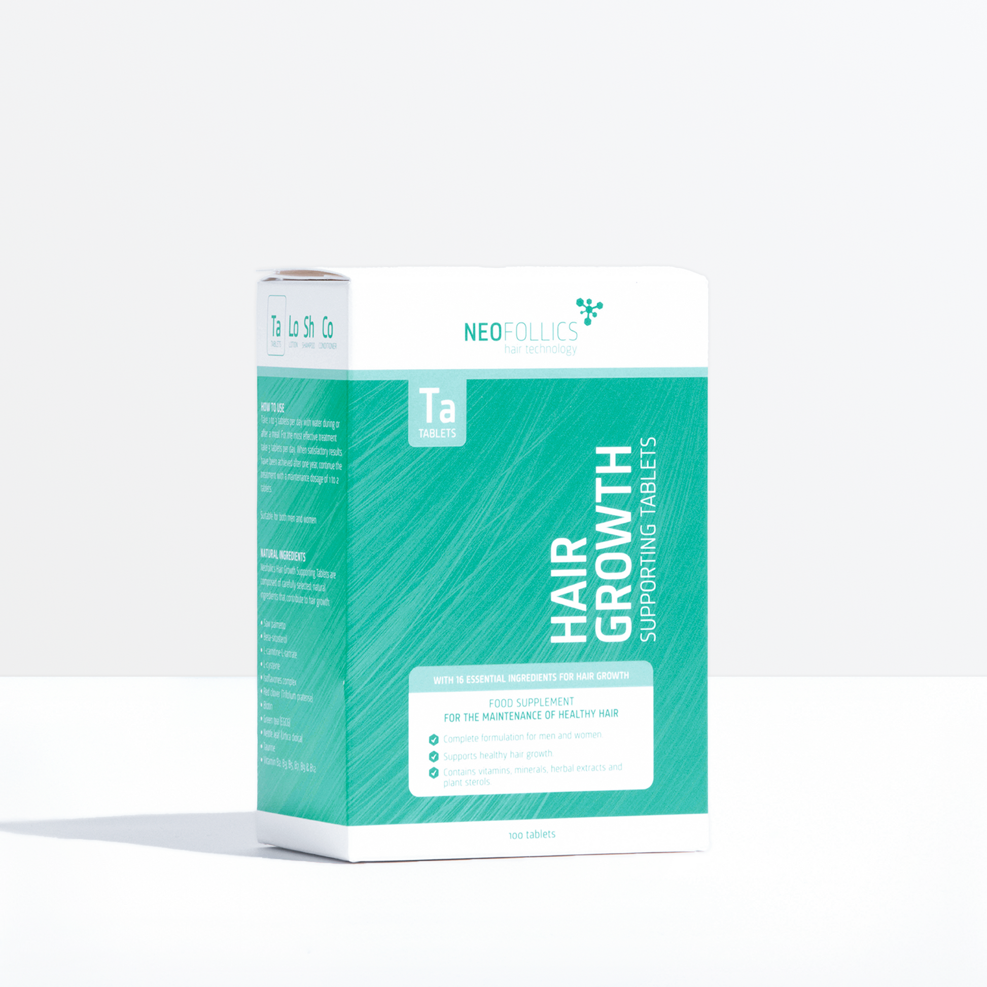 Hair Growth Supporting Tablets front product