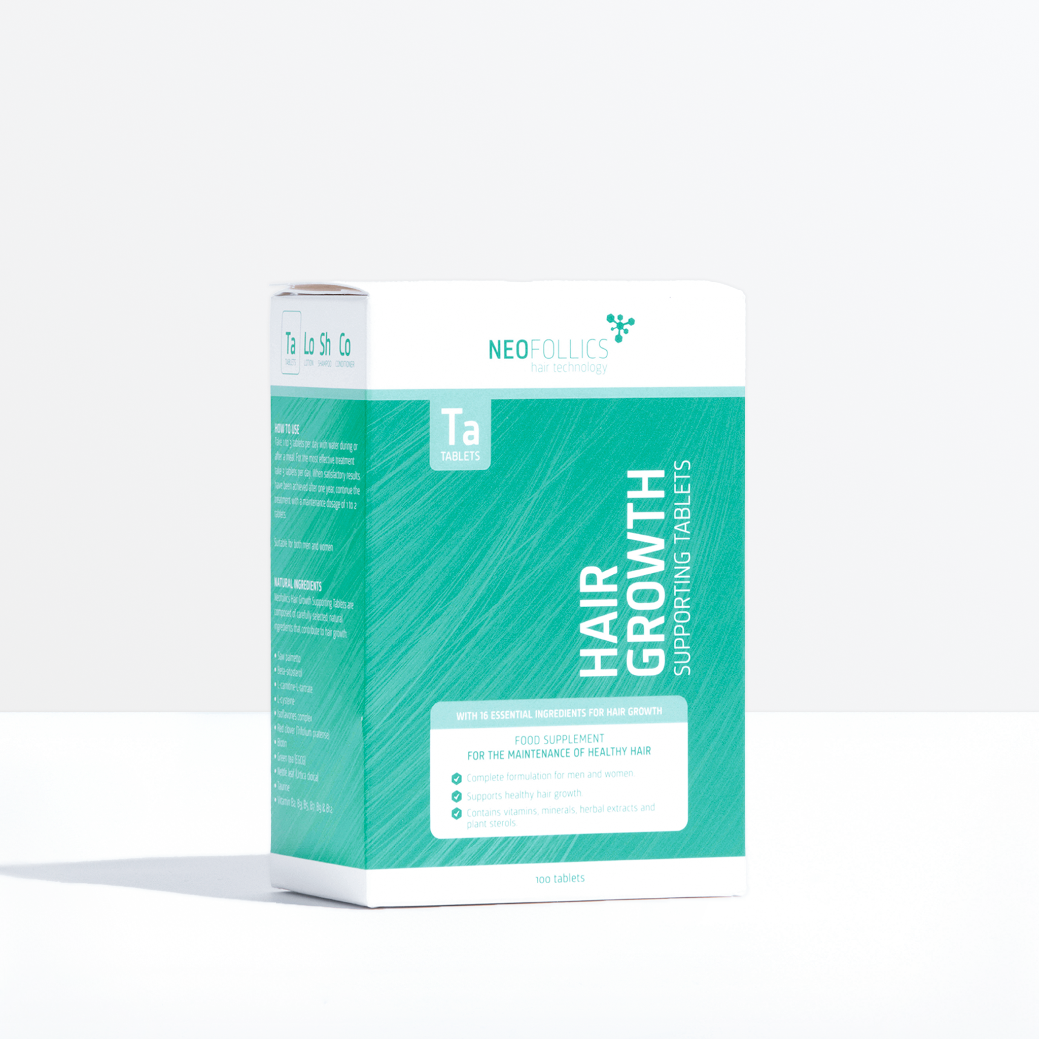 Hair Growth Supporting Tablets front product