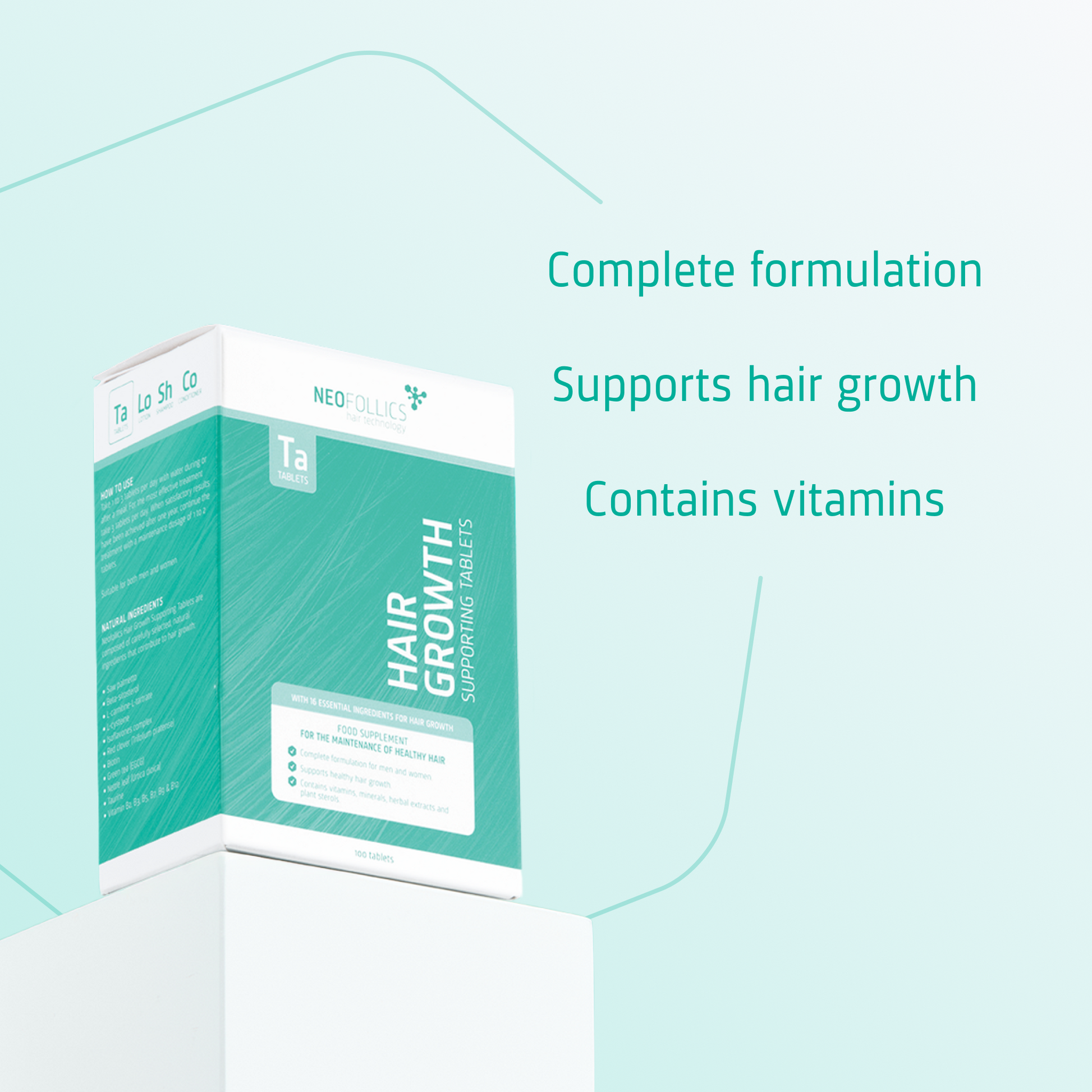 Hair Growth Supporting Tablets key features