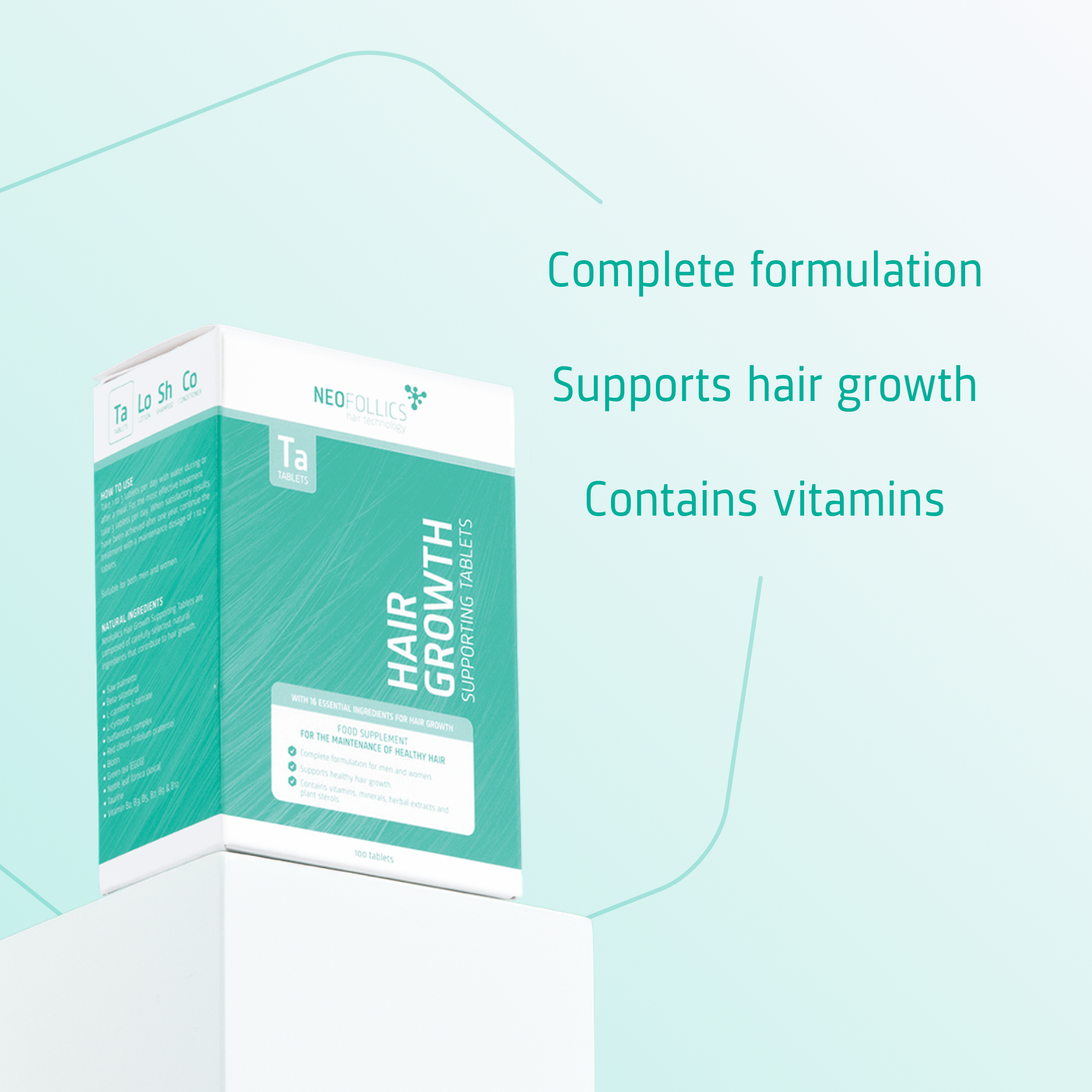 Hair Growth Supporting Tablets key features