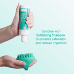 Scalp Massaging Shampoo Brush combine