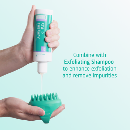 Scalp Massaging Shampoo Brush combine