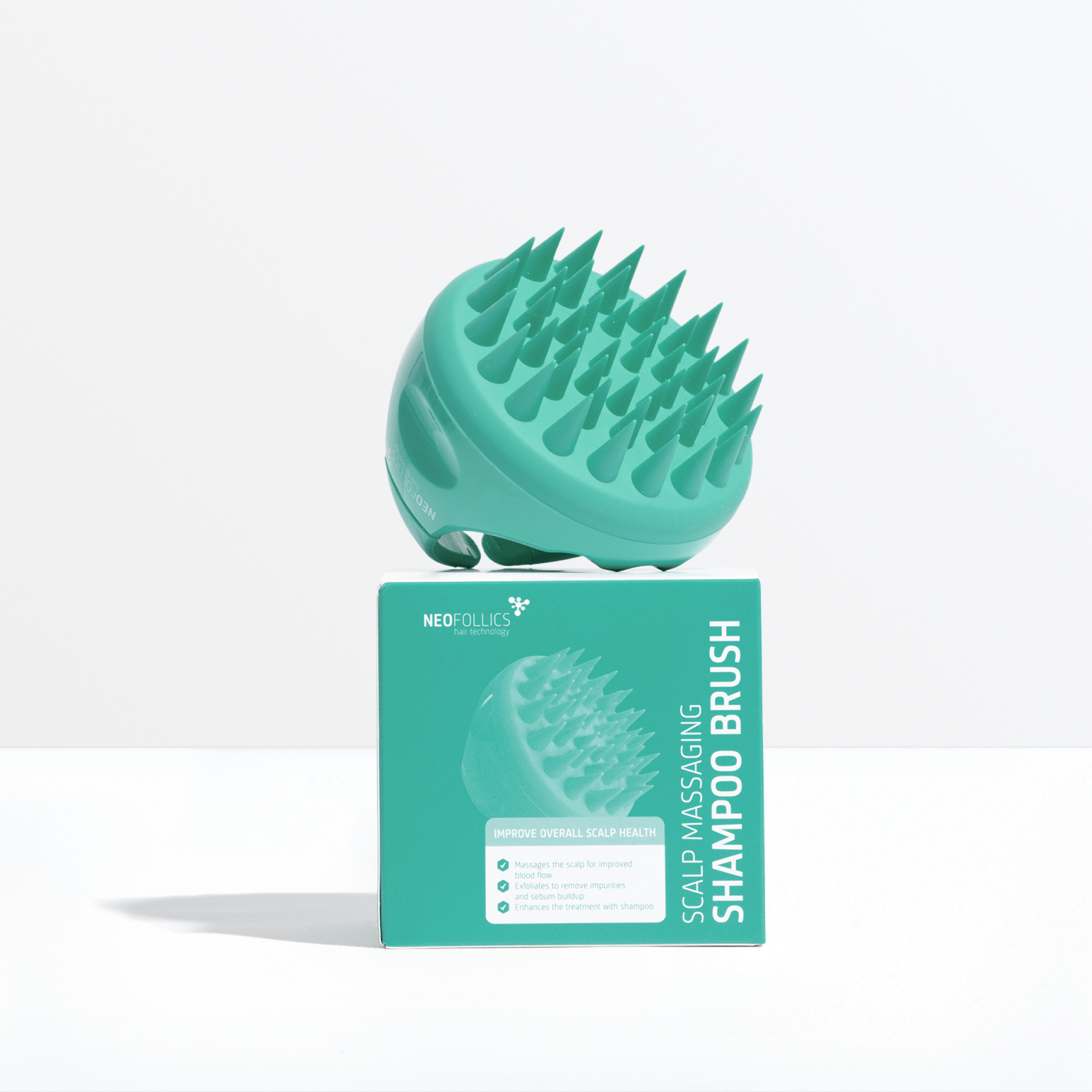 Scalp Massaging Shampoo Brush product packaging