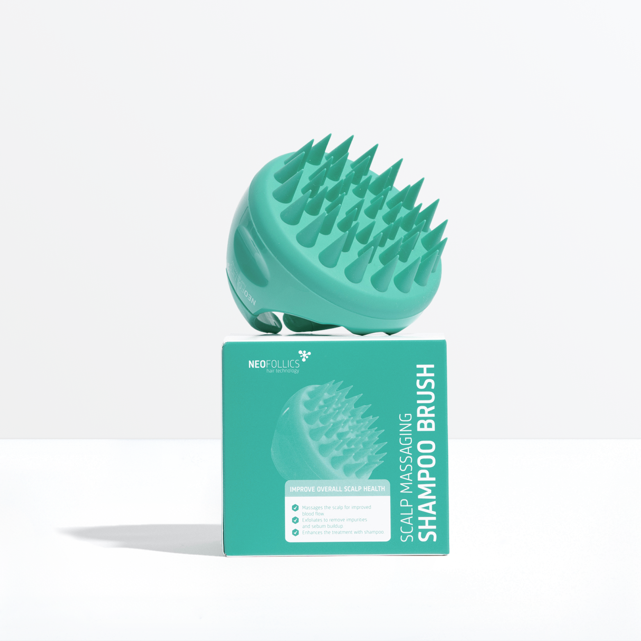 Scalp Massaging Shampoo Brush product packaging