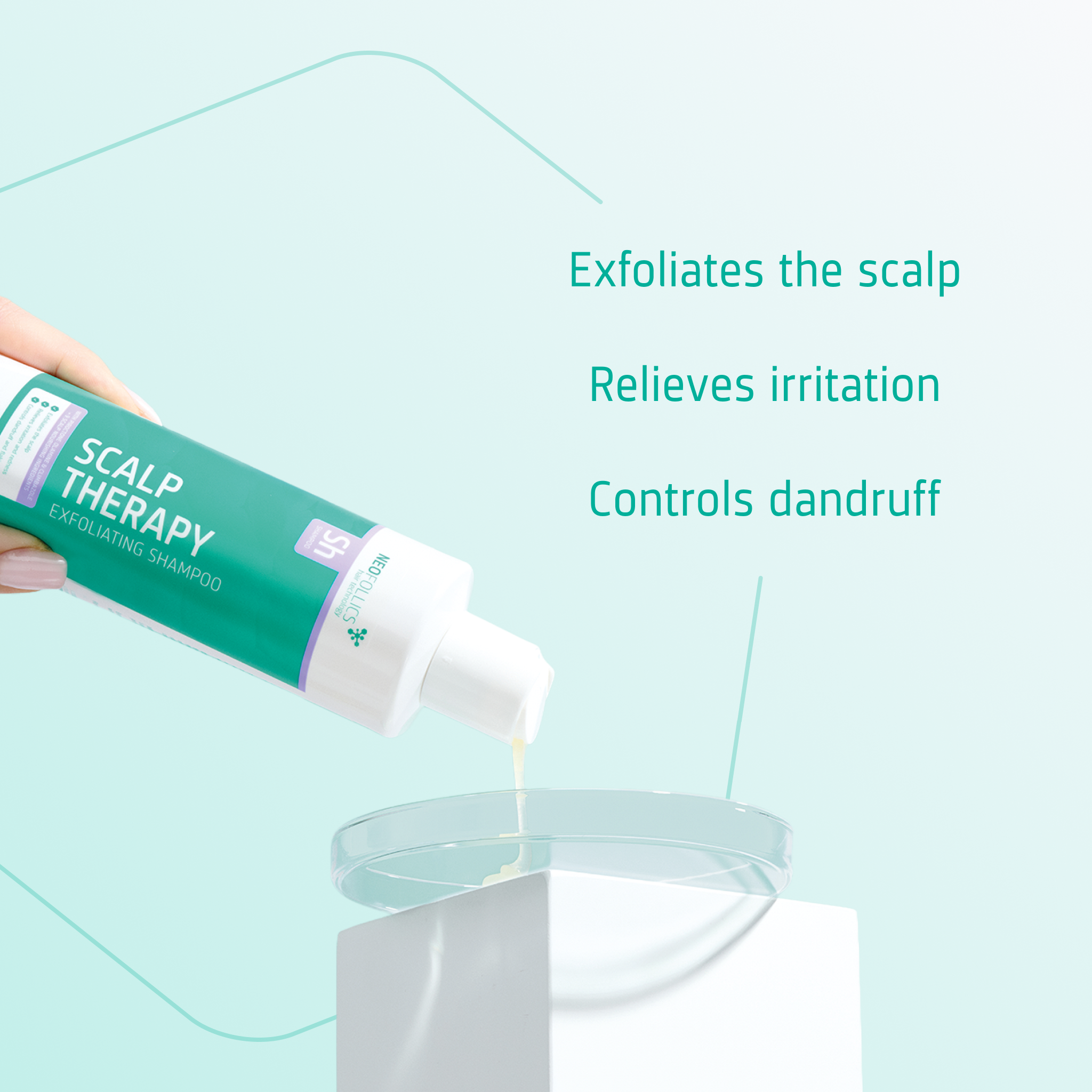 Scalp Therapy Exfoliating Shampoo key features