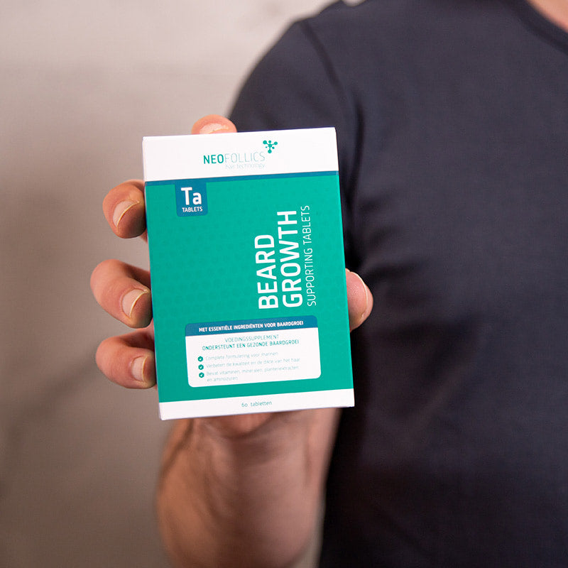 Beard Growth Supporting Tablets