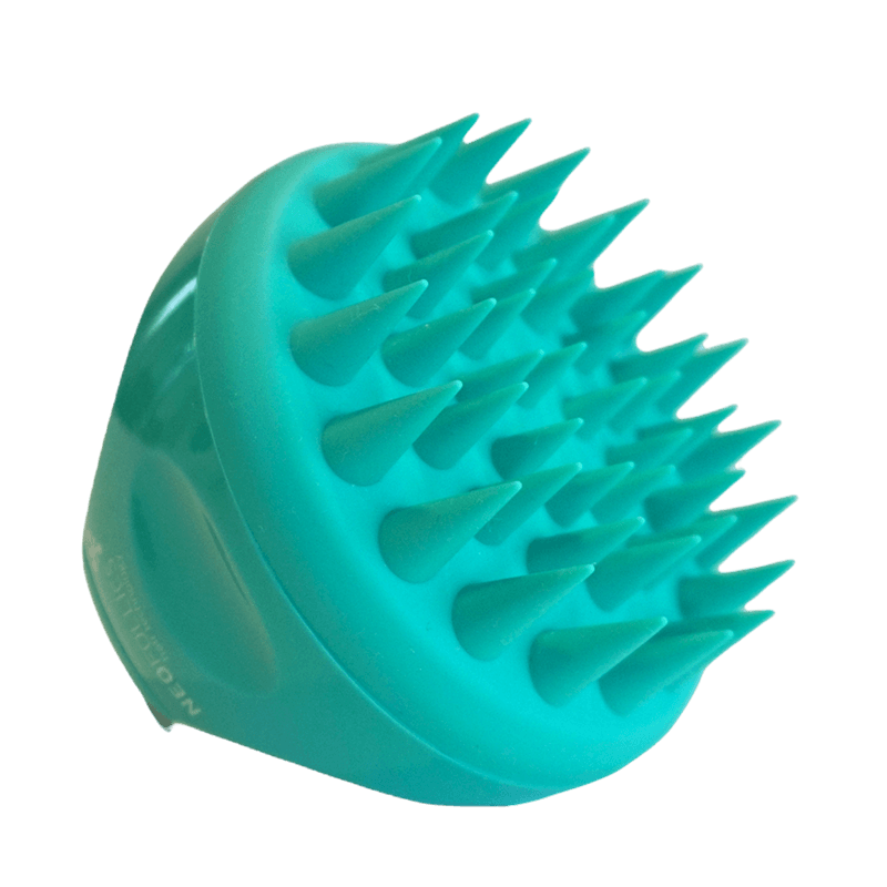 Neofollics scalp massaging shampoo brush side view